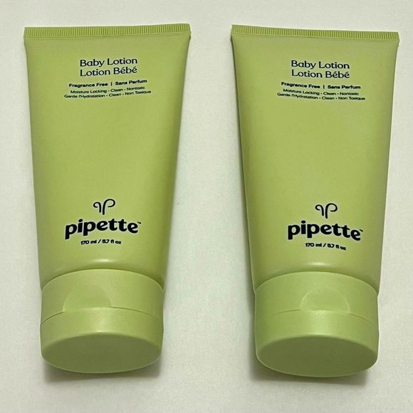 Pipette Fragrance Free Baby Lotion 6.7 oz each lot of 2 - New & Sealed - Picture 4 of 4